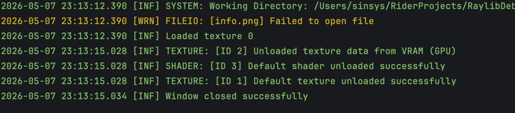 Missing texture warning