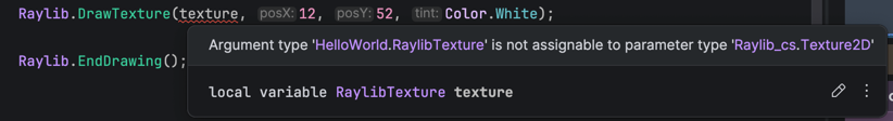 Texture type error